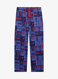 Marvel Spider-Man Hiding Panels Allover Print Sleep Pants - BoxLunch Exclusive