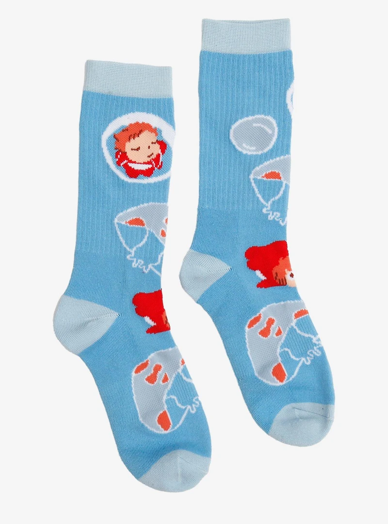 Studio Ghibli® Ponyo Bubble Crew Socks — BoxLunch Exclusive