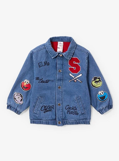Sesame Street Toddler Denim Jacket — BoxLunch Exclusive