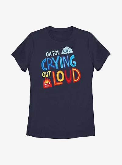 Disney Pixar Inside Out 2 Crying Loud Womens T-Shirt