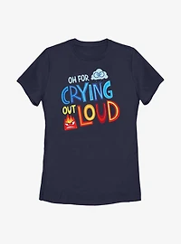 Disney Pixar Inside Out 2 Crying Loud Womens T-Shirt