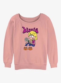 Disney Lizzie McGuire Bouquet Womens Slouchy Sweatshirt