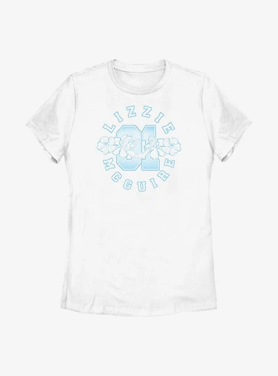 Disney Lizzie McGuire Surfer College Womens T-Shirt