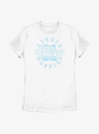 Disney Lizzie McGuire Surfer College Womens T-Shirt