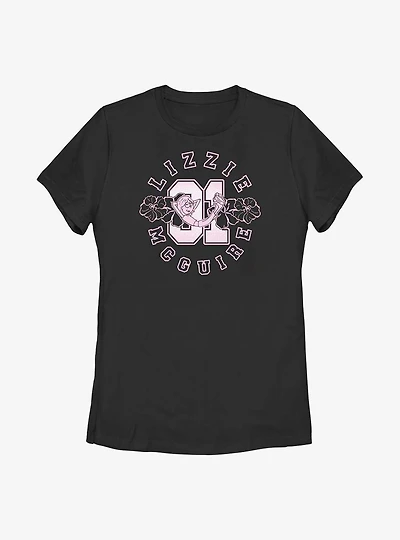 Disney Lizzie McGuire Surfer College Womens T-Shirt