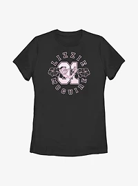 Disney Lizzie McGuire Surfer College Womens T-Shirt