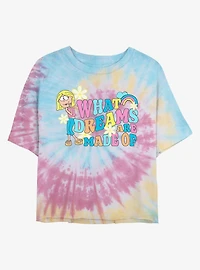 Disney Lizzie McGuire Dreams Are Tie Dye Crop Womens  T-Shirt
