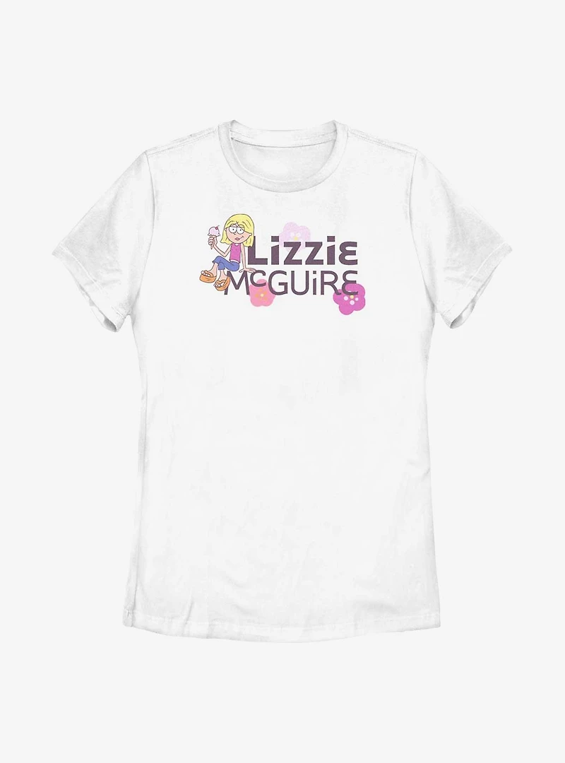 Disney Lizzie McGuire Logo Pop Womens T-Shirt