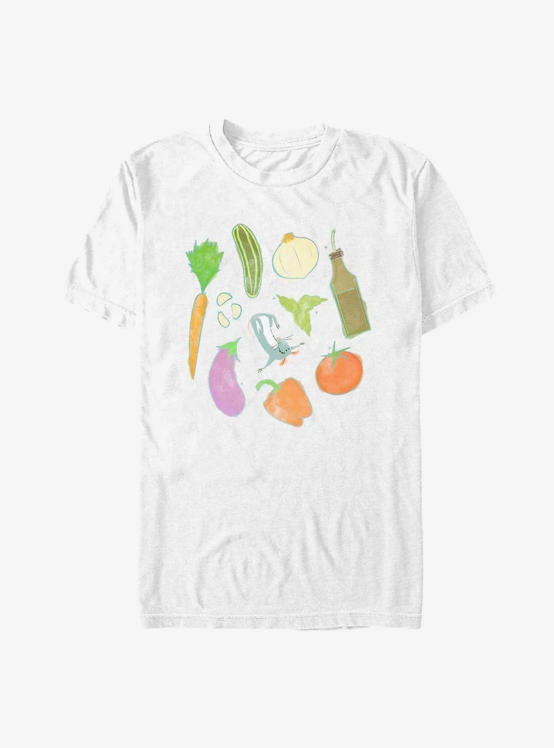 Disney Pixar Ratatouille Ingredients T-Shirt