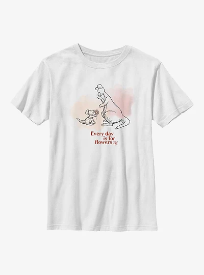 Disney Winnie The Pooh Every Day Is For Flowers Youth T-Shirt