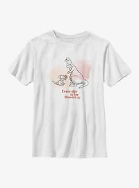Disney Winnie The Pooh Every Day Is For Flowers Youth T-Shirt