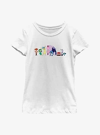 Disney Pixar Inside Out 2 All Emotions Youth Girls T-Shirt