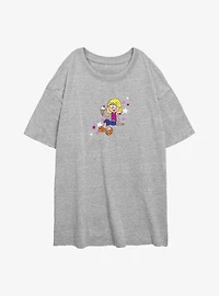Disney Lizzie McGuire Lil Womens Oversized T-Shirt