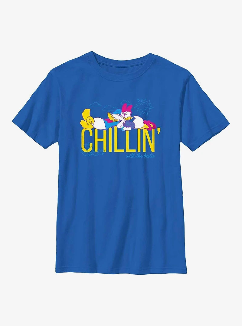 Disney Donald Duck & Daisy Chillin With The Bestie Youth T-Shirt
