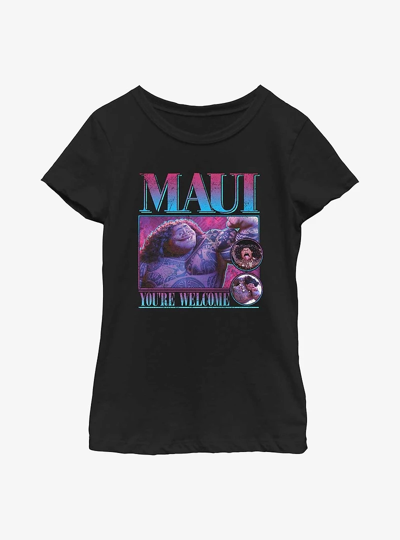 Disney Moana Y2K Maui Youth Girls T-Shirt