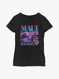 Disney Moana Y2K Maui Youth Girls T-Shirt