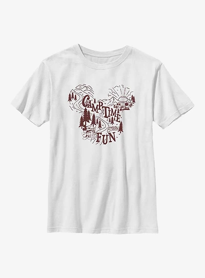 Disney Mickey Mouse Camp Time Fun Youth T-Shirt