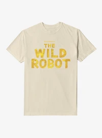 The Wild Robot Title Logo Garment Dye T-Shirt