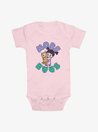 Disney Pixar Monsters Inc More Hugs Infant Bodysuit