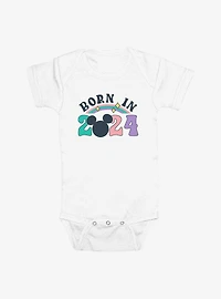 Disney Mickey Mouse Born 2024 Infant Bodysuit