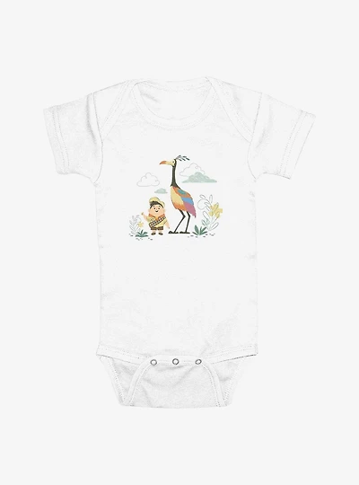 Disney Pixar Up Happy Russell And Kevin Infant Bodysuit