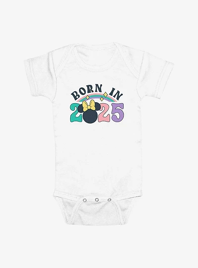 Disney Minnie Mouse Born 2025 Infant Bodysuit
