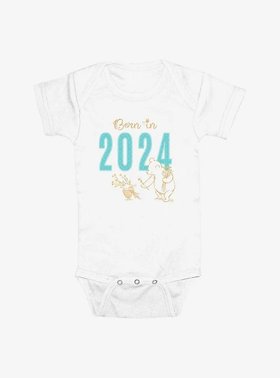 Disney Winnie The Pooh Born 2024 Infant Bodysuit