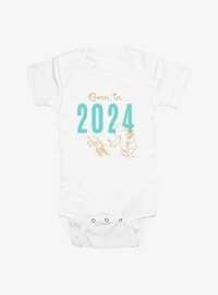 Disney Winnie The Pooh Born 2024 Infant Bodysuit