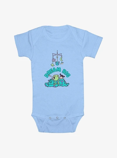 Disney Pixar Monsters Inc Dream Big Infant Bodysuit