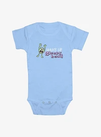 Disney Pixar Monsters Inc Wake Up Sleepy Head Infant Bodysuit