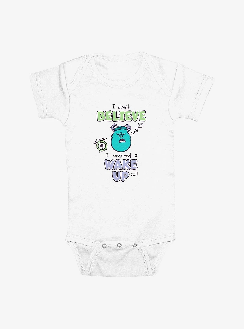 Disney Pixar Monsters Inc Ordered A Wake Up Infant Bodysuit