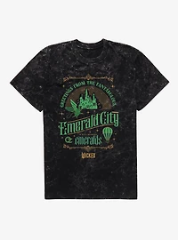 Wicked Greetings From Emerald City Mineral Wash T-Shirt