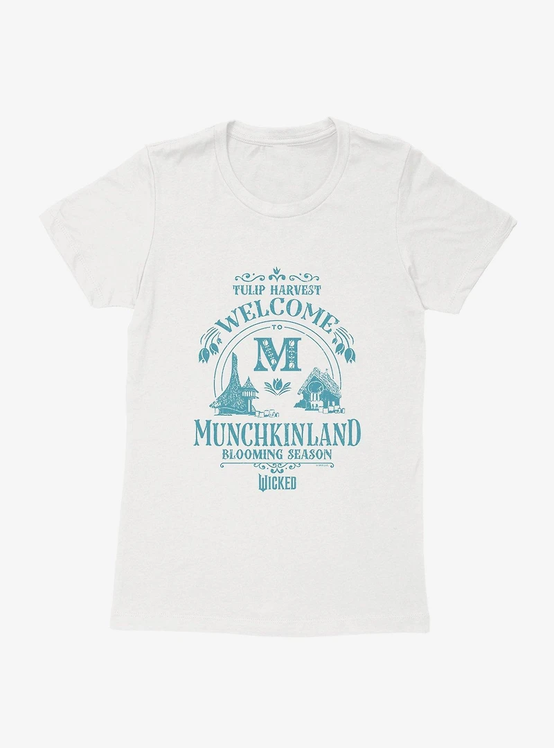 Wicked Welcome To Munchkinland Womens T-Shirt