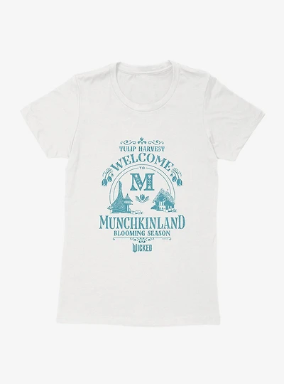 Wicked Welcome To Munchkinland Womens T-Shirt