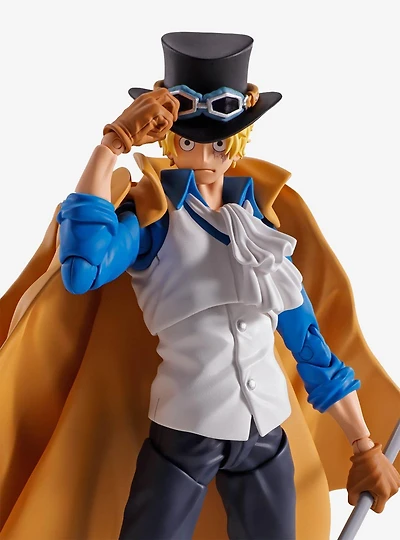 Bandai Spirits One Piece S.H.Figuarts Sabo (REvolutionarty Army Chief of Staff) Action Figure