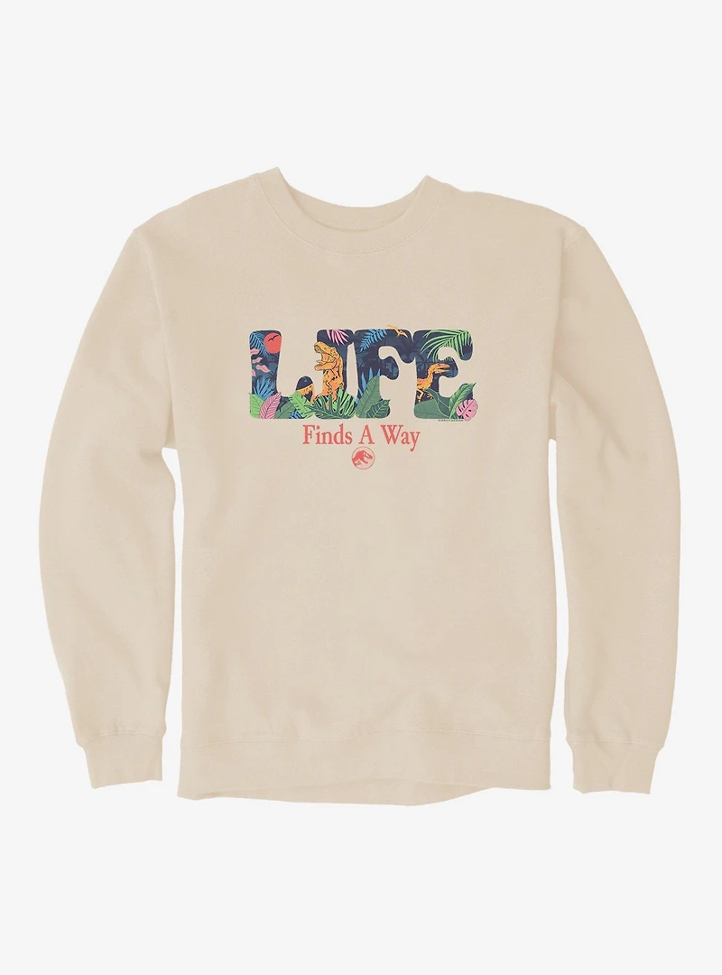 Jurassic Park Finds A Way Sweatshirt