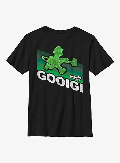 Nintendo Luigi's Mansion 3 Gooigi Retro Youth T-Shirt