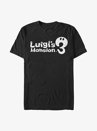Nintendo Luigi's Mansion 3 Logo T-Shirt