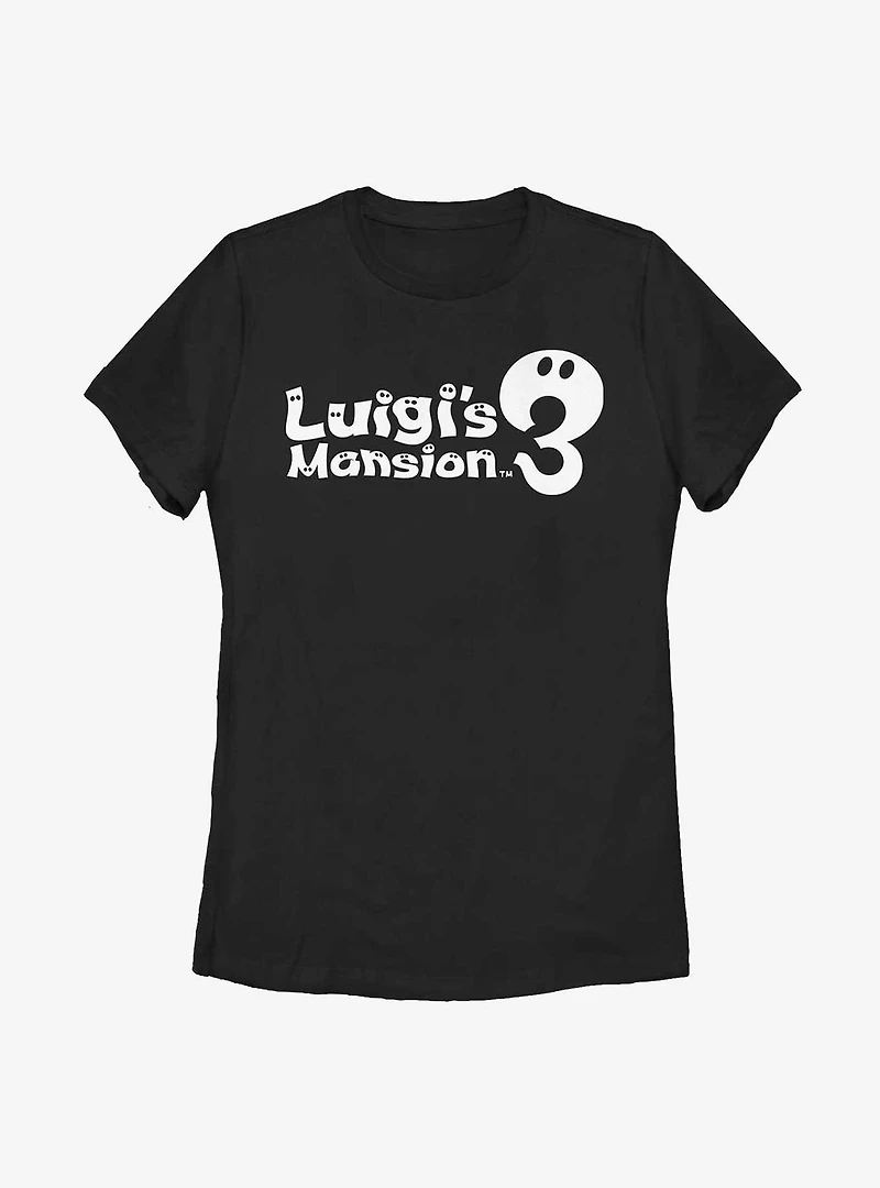 Nintendo Luigi's Mansion 3 Logo Womens T-Shirt