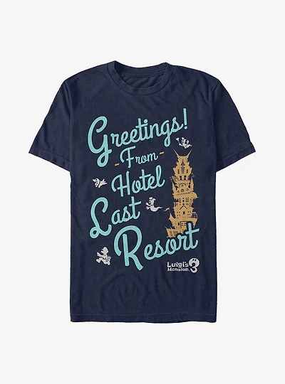 Nintendo Luigi's Mansion 3 Greetings From Last Resort T-Shirt