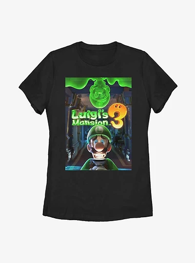 Nintendo Luigi's Mansion 3 Poster Womens T-Shirt