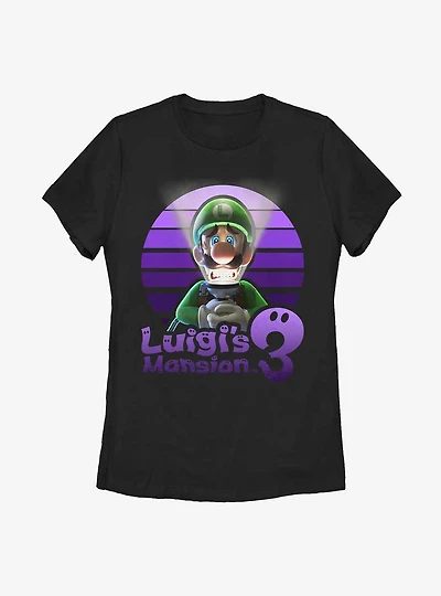 Nintendo Luigi's Mansion 3 Scared Luigi Womens T-Shirt