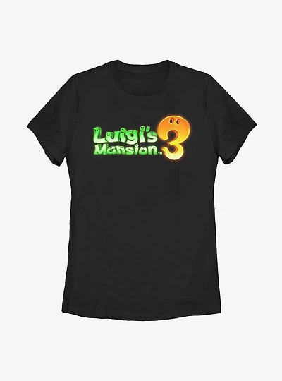 Nintendo Luigi's Mansion 3 Logo Womens T-Shirt