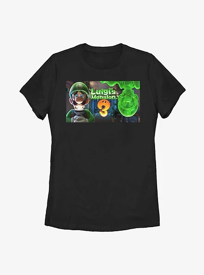 Nintendo Luigi's Mansion 3 Gooigi Banner Womens T-Shirt