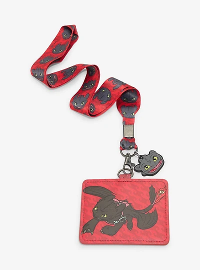 DreamWorks How to Train Your Dragon Toothless Lanyard — BoxLunch Exclusive