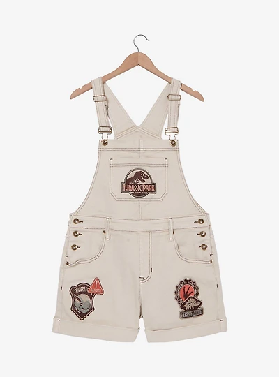 Jurassic Park Logo Women's Plus Overall Shorts — BoxLunch Exclusive