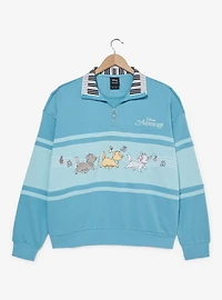 Disney The Aristocats Piano Quarter Zip Women's Plus Crewneck — BoxLunch Exclusive