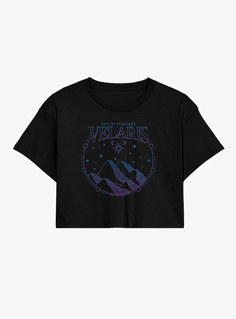 A Court Of Thorns And Roses Velaris Womens Crop T-Shirt