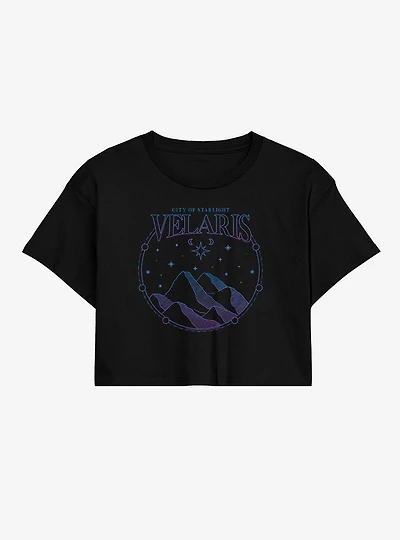 A Court Of Thorns And Roses Velaris Womens Crop T-Shirt