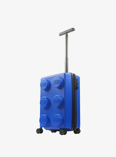 FUL LEGO Signature Brick 2x3 Trolley Expandable Carry-On Luggage Blue